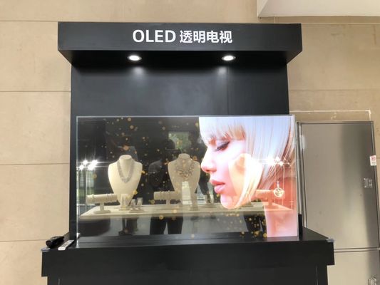 Китай Облегченный прозрачный дисплей ОЛЭД с высоким закаленным стеклянным приложением поставщик