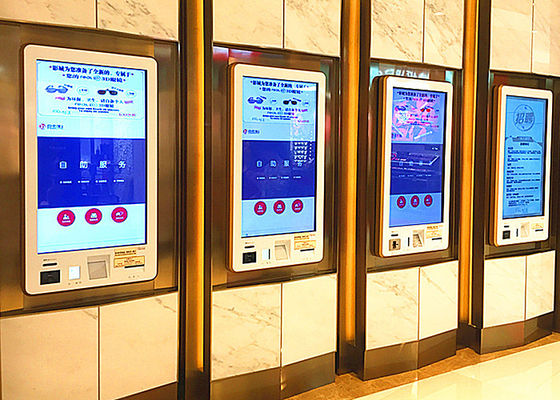 Китай Киоск цифровым данным по супермаркета, киоск экрана касания 43 дюймов с терминалом ПОС поставщик