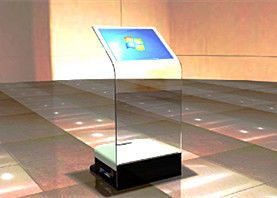 Китай Пол стоя прозрачная рамка алюминиевого сплава экрана ЛКД энергосберегающая поставщик