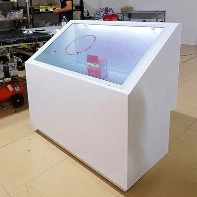Китай Закаленный стеклянный прозрачный экран ЛКД для магазина игрушек, центра проектирования поставщик