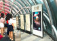 Коммерчески экраны рекламы цифров/вертикальный дисплей ЛКД для торгового центра поставщик